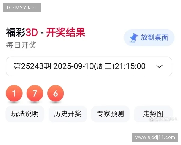 福彩3d开奖结果最新公布，福彩开奖号码实时更新
